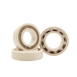 POM Plastic Ball Bearings 623 624 625 626 627 628 629 2RS, Glass/Stainless Steel Ball, Anti-Corrosion Waterproof Insulated Deep Groove Bearing for 3D Printer, P