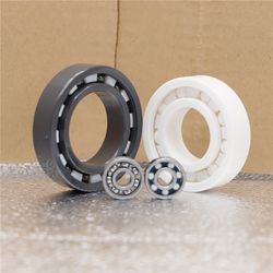High-Speed Cageless Ceramic Deep Groove Ball Bearing 608 Zro2 Si3n4 Full Ceramic Bearings High Temperature Resistance Restaurant