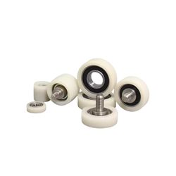 3mm Shaft Hole13mm Diameter PU Guide Pulley Flat Pully Wheel PU68413-4 4X13X4 mm Polyurethane Forming Bearing Roller
