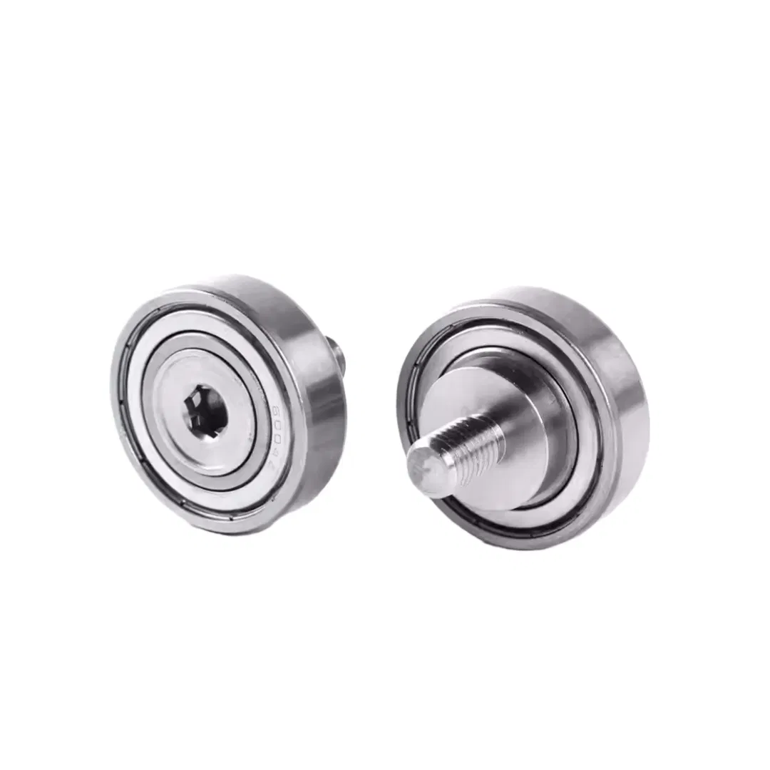 External Thread Bearing with 304 Stainless Steel Screw Bearing Axle Rod Screw Track Small Pulley Guide Wheel Bearing pictures & photos