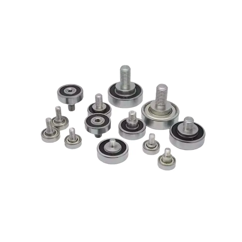 External Thread Bearing with 304 Stainless Steel Screw Bearing Axle Rod Screw Track Small Pulley Guide Wheel Bearing pictures & photos