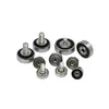 External Thread Bearing with 304 Stainless Steel Screw Bearing Axle Rod Screw Track Small Pulley Guide Wheel Bearing