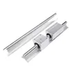 Aluminum Alloy Open Top Wire Locking Ring Support Rail Unit Linear Optical Axis Guide with Dedicated Bearing Seat