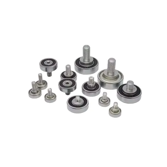 605h1l6m4 External Thread Bearing 605 Roller with Rod End M4 M5 Screw Metal Pulley Bearing Od 14mm Stainless Steel Bolt pictures & photos