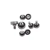 External Thread Bearing with Screw Stainless Steel 304 Bearing Wheel Roller Shaft Rod Screw Track Small Pulley Guide Wheel