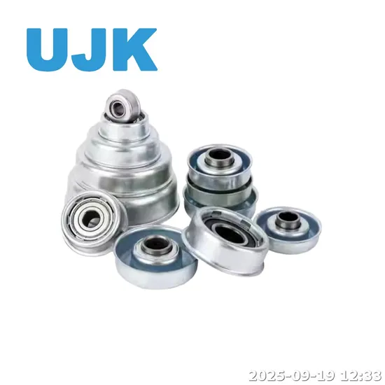Metal Automatic Aluminium Sliding Door Rollers Stamping Pulley Thrust Bearing Iron Wheel (ML-CB002) pictures & photos