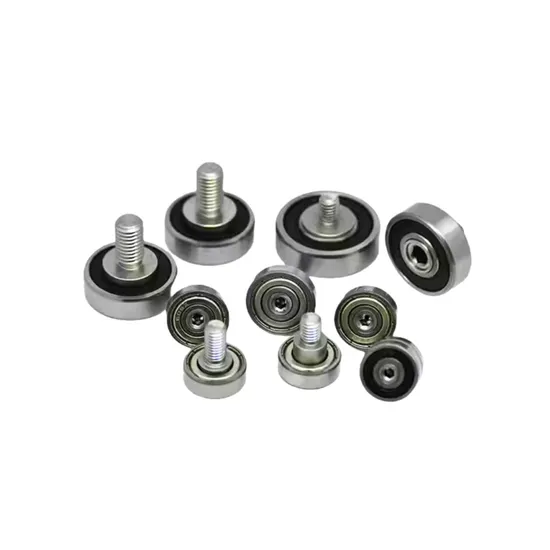 External Thread Metal Pulley Guide Wheel 6200zz Bearing with Shaft Screw Roller Open Seals Grease Lubrication pictures & photos