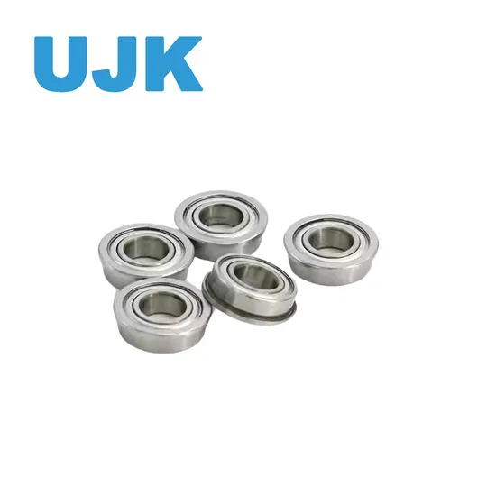 Waterproof Flange Bearings F624zz Open 4X13X15X5X1 F624zz Zz 4X13X15X5X1 for Conveyor Belt Edge Guides Indexing Table Locating Pins pictures & photos