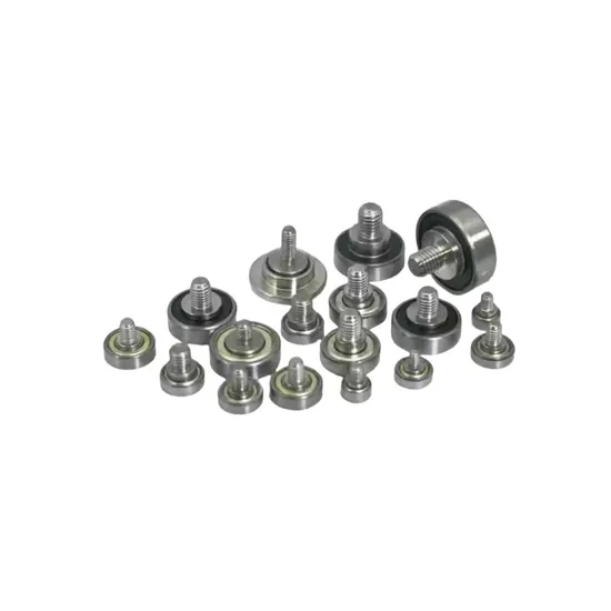 I. D 4-14mm External Thread POM Plastic Coated Bearing High Wear Resistant Nylon Threaded Guide Wheel with Screw Threaded Ball Bearing pictures & photos