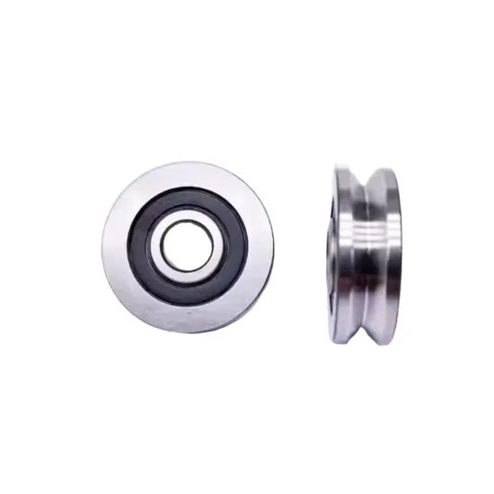 Wire Guides Straightening U Groove Track Roller Bearings 6.5*31.8*8/9.5 Stainless Steel Material U V Type Bearings Hot Selling pictures & photos