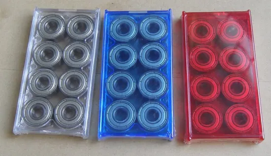 High Quality Customize High Speed ABEC 3/5/7/9/11 Skateboard Bearings 608zz 608RS 608 Z Zz RS 2RS Ball Bearings with Packing Box pictures & photos