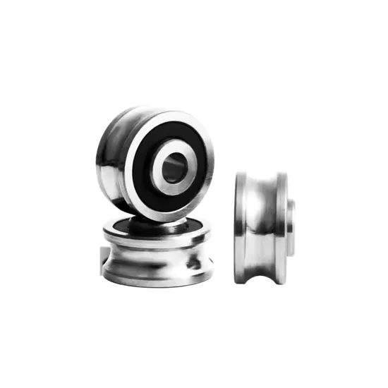 U Groove Bearing Roller Wheel Pulley Ball Bearing Guide Track Roller Bearings Sg20-2RS 6X24X11mm pictures & photos