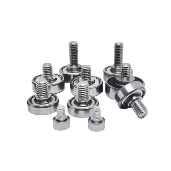 I. D 4-14mm External Thread POM Plastic Coated Bearing High Wear Resistant Nylon Threaded Guide Wheel with Screw Threaded Ball Bearing pictures & photos