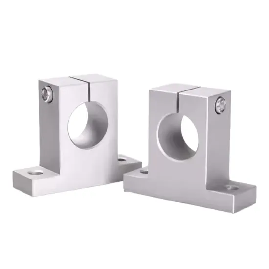 Aluminium Alloy Linear Shaft Support Block Anodized Finish Linear Motion Bearing 1000n Static Load Capacity Large Capability pictures & photos