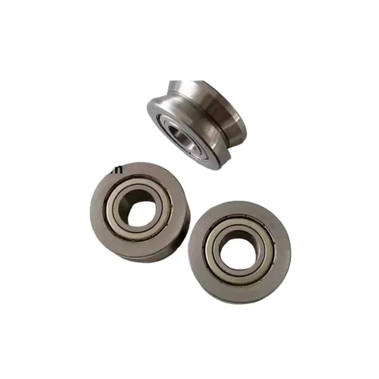 LV203zz RV203/17 17X58X25mm V Groove Pulley Double Row Ball Guide Roller Track Roller Bearing pictures & photos