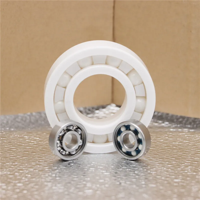 High-Speed Cageless Ceramic Deep Groove Ball Bearing 608 Zro2 Si3n4 Full Ceramic Bearings High Temperature Resistance Restaurant pictures & photos