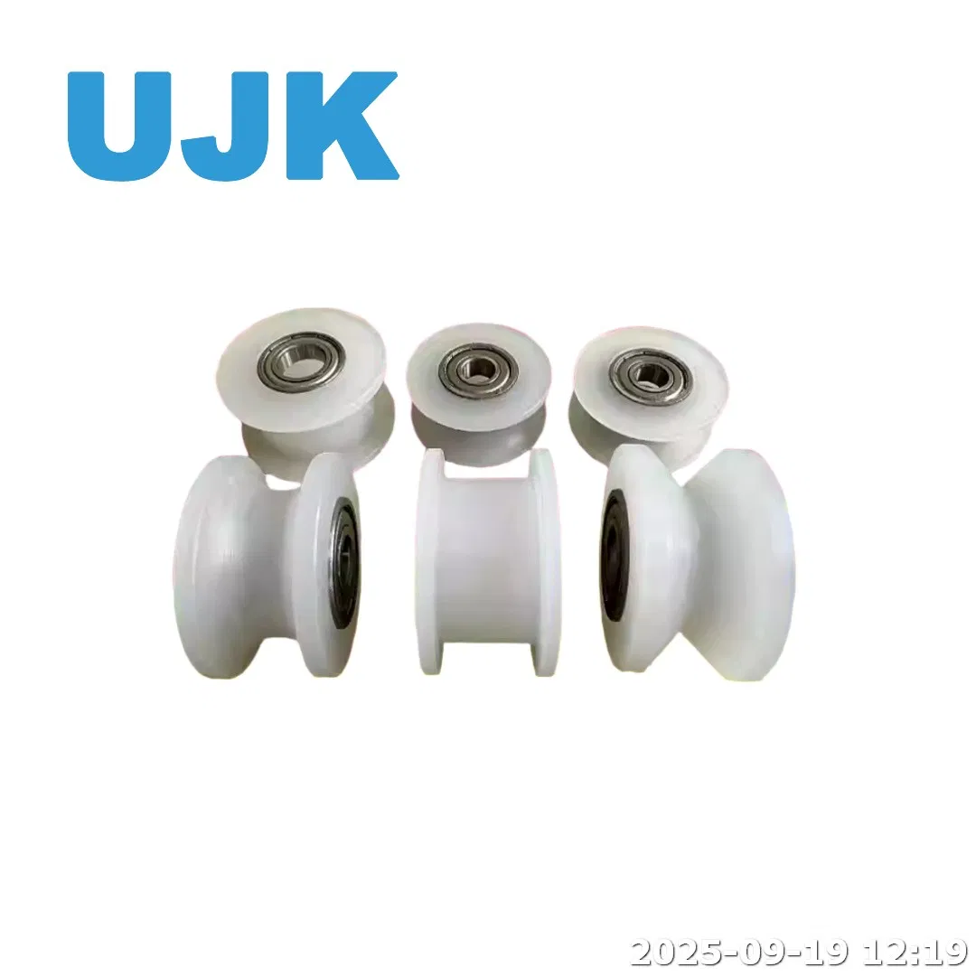 Factory Customized Plastic Nylon Roller Bearing Wheel CNC Processing Plastic Nylon Pulley pictures & photos