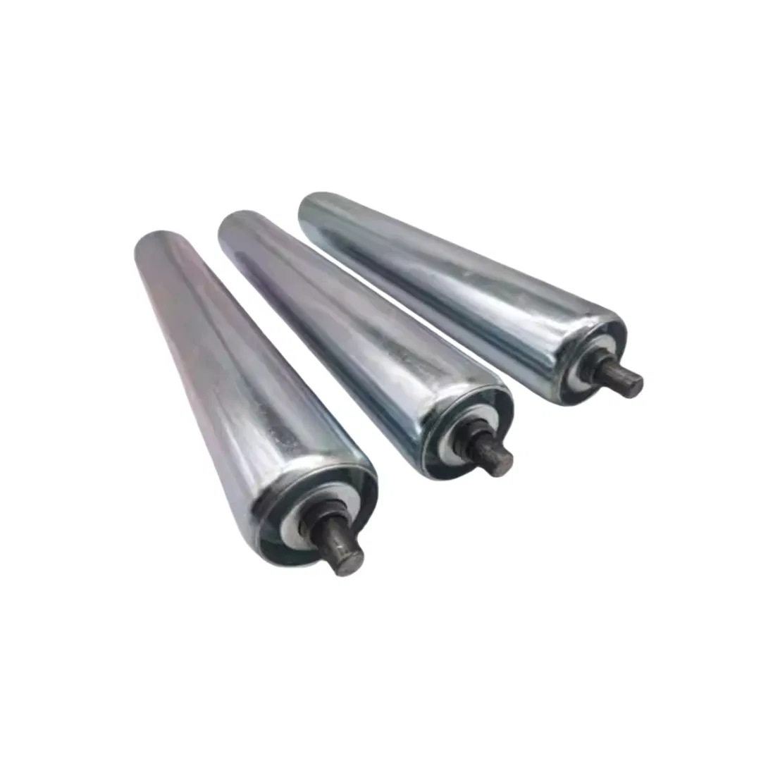 108mm Dia Tube Heavy Duty Conveyor Trough Flat Gravity Rollers Drive Steel Pipe Carrying Transport Roller Idler pictures & photos