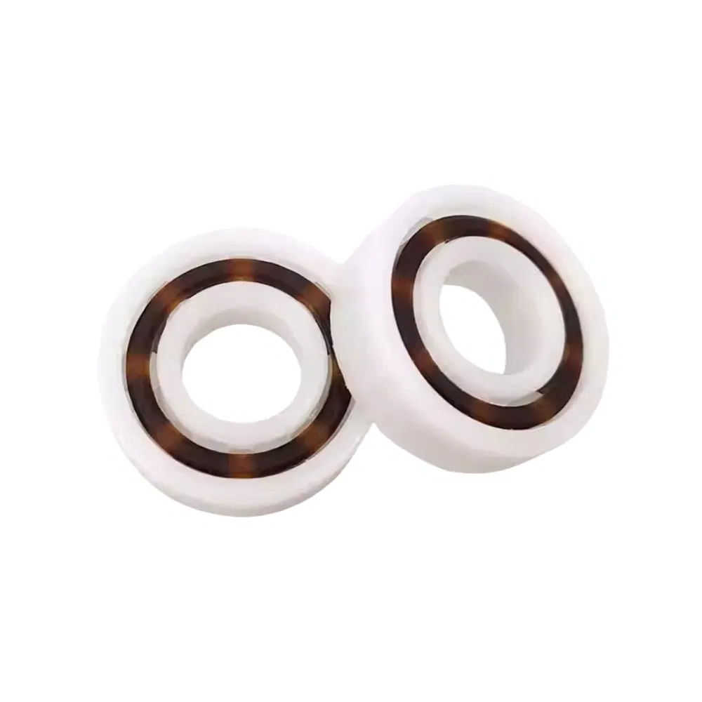 Custom Molded Plastic Covered Bearings with Integrated Gear Core, Precision POM/Nylon Gear Roller for Motion Control, High Speed Deep Groove Ball Bearing with P pictures & photos
