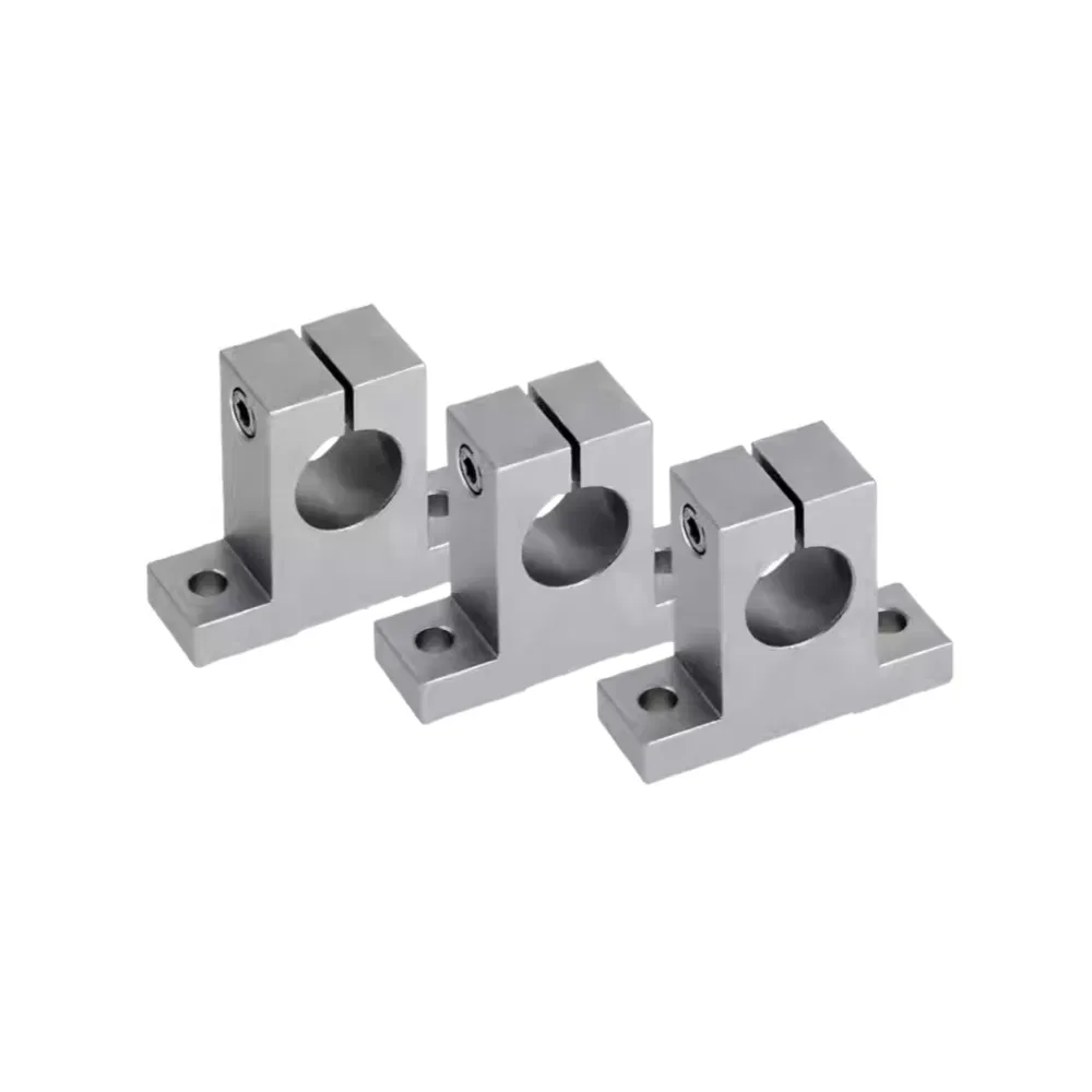 Aluminium Alloy Linear Shaft Support Block Anodized Finish Linear Motion Bearing 1000n Static Load Capacity Large Capability pictures & photos