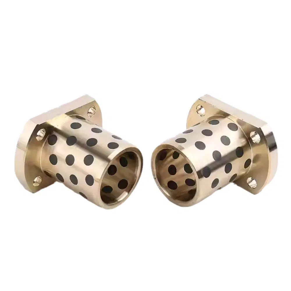 Oil Free Double Sided Flange Bearing C93500 Split Bearings Split Taper Bushing Industrial Bearings Suppliers Ball Bearing Bushings pictures & photos