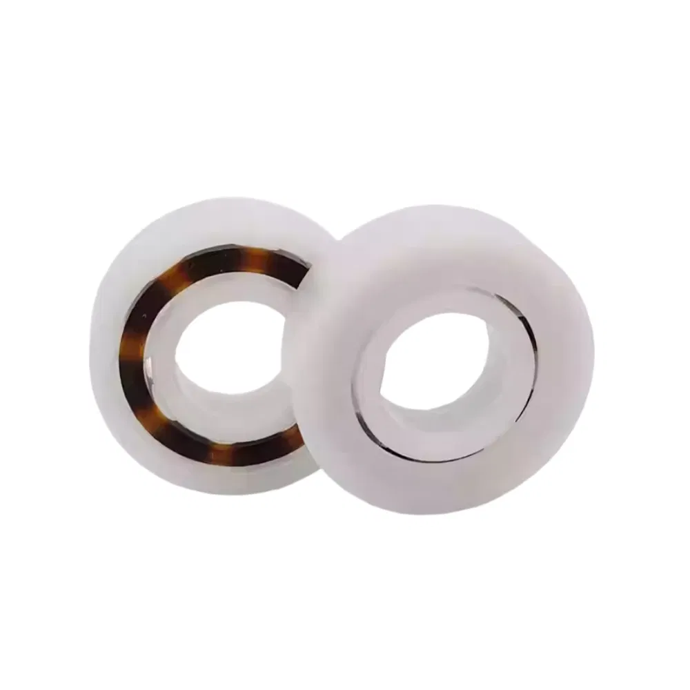 Custom Non-Standard Plastic Coated Bearings, Nylon/POM/PU Wrapped Deep Groove Ball Bearing, OEM/ODM Plastic Roller with Precision Steel Core, Tailored Sizes & S pictures & photos