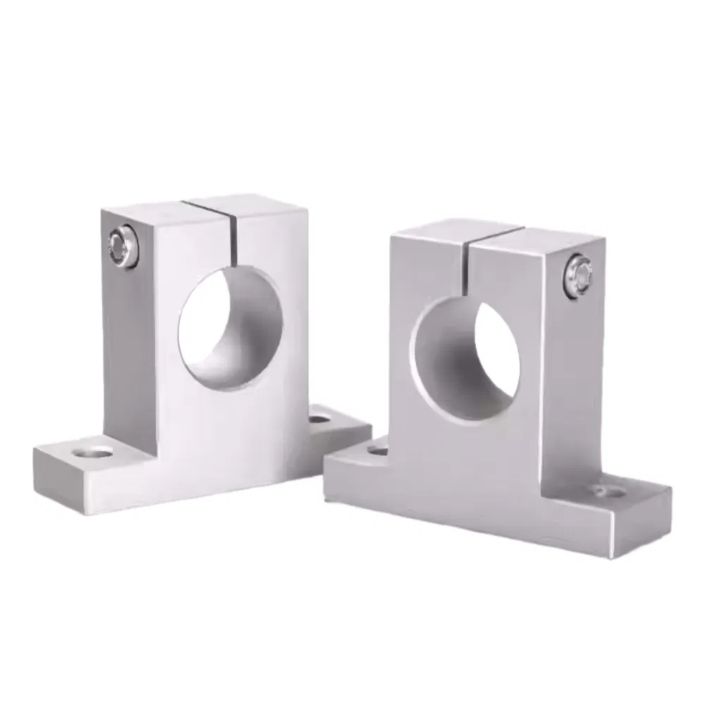 Aluminium Alloy Linear Shaft Support Block Anodized Finish Linear Motion Bearing 1000n Static Load Capacity Large Capability pictures & photos