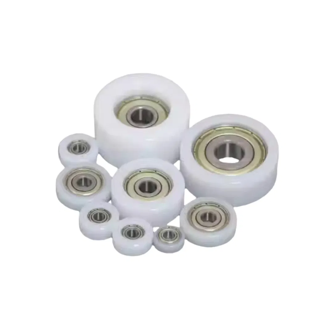 Custom PA6 Black Plastic Nylon Sheave Pulley Bearings Timing Type for Transmission Machinery Construction Industries POM OEM pictures & photos