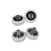Custom Polyurethane Coated Carbon Steel Roller Unpowered Double Bearing Driven Pulley Natural Color 90A