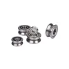 LV203zz RV203/17 17X58X25mm V Groove Pulley Double Row Ball Guide Roller Track Roller Bearing