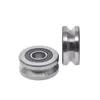High Quality V624zz 2RS Roller Miniature 4X13X6mm Wheel Pulley Deep Groove Ball Bearing V U Groove Guide Rail for 3D Printing
