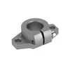 Aluminium Alloy Linear Shaft Support Block Anodized Finish Linear Motion Bearing 1000n Static Load Capacity Large Capability