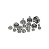 I. D 4-14mm External Thread POM Plastic Coated Bearing High Wear Resistant Nylon Threaded Guide Wheel with Screw Threaded Ball Bearing