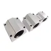 SBR25uu SBR25luu Linear Slide Block Bearing, 25mm Bore Linear Motion Unit for SBR25 Linear Guide Rail, Smooth & Low Noise Ball Bearing Block for Laser Cutting &